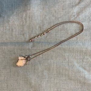 Kendra Scott Necklace - silver & white